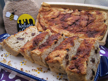 Gluten Free Cinnamon Raisin Bread, Dairy Free, Egg Free, Nut Free, Soy Free, Sulfite Free, Vegan, Low Fat, Low Carb, 4th of July Brunch,