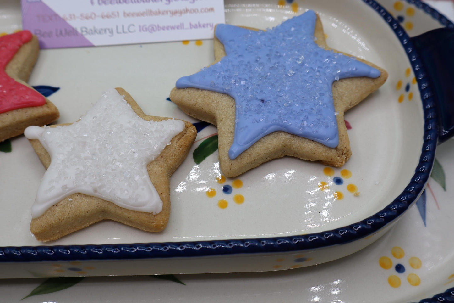 Star Sugar Cookies, Gluten Free, Dairy Free, Egg Free, Nut Free, Vegan, Natural Color, July 4th Celebration, Patriotic Desserts, Party Favor