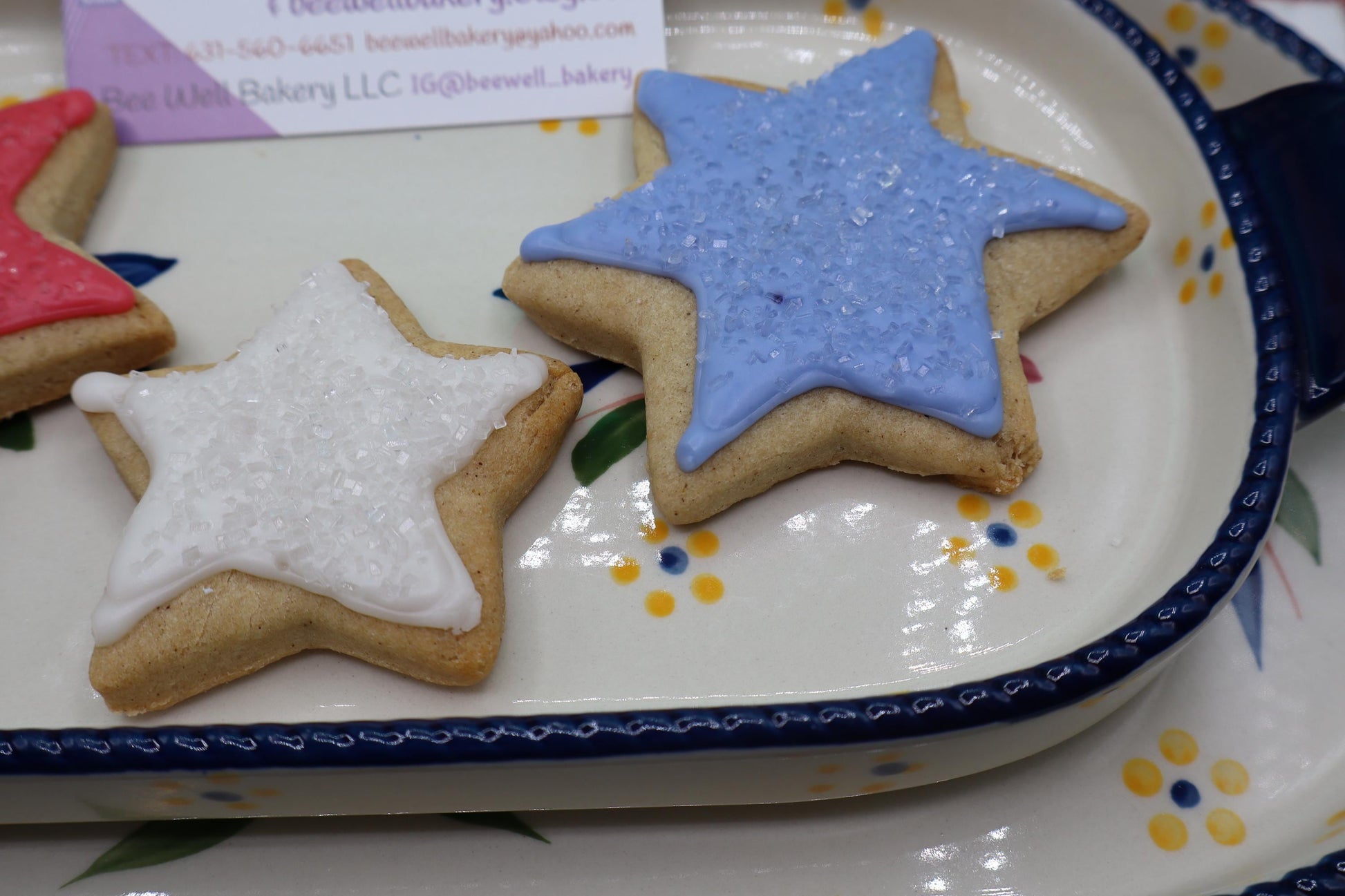 Star Sugar Cookies, Gluten Free, Dairy Free, Egg Free, Nut Free, Vegan, Natural Color, July 4th Celebration, Patriotic Desserts, Party Favor