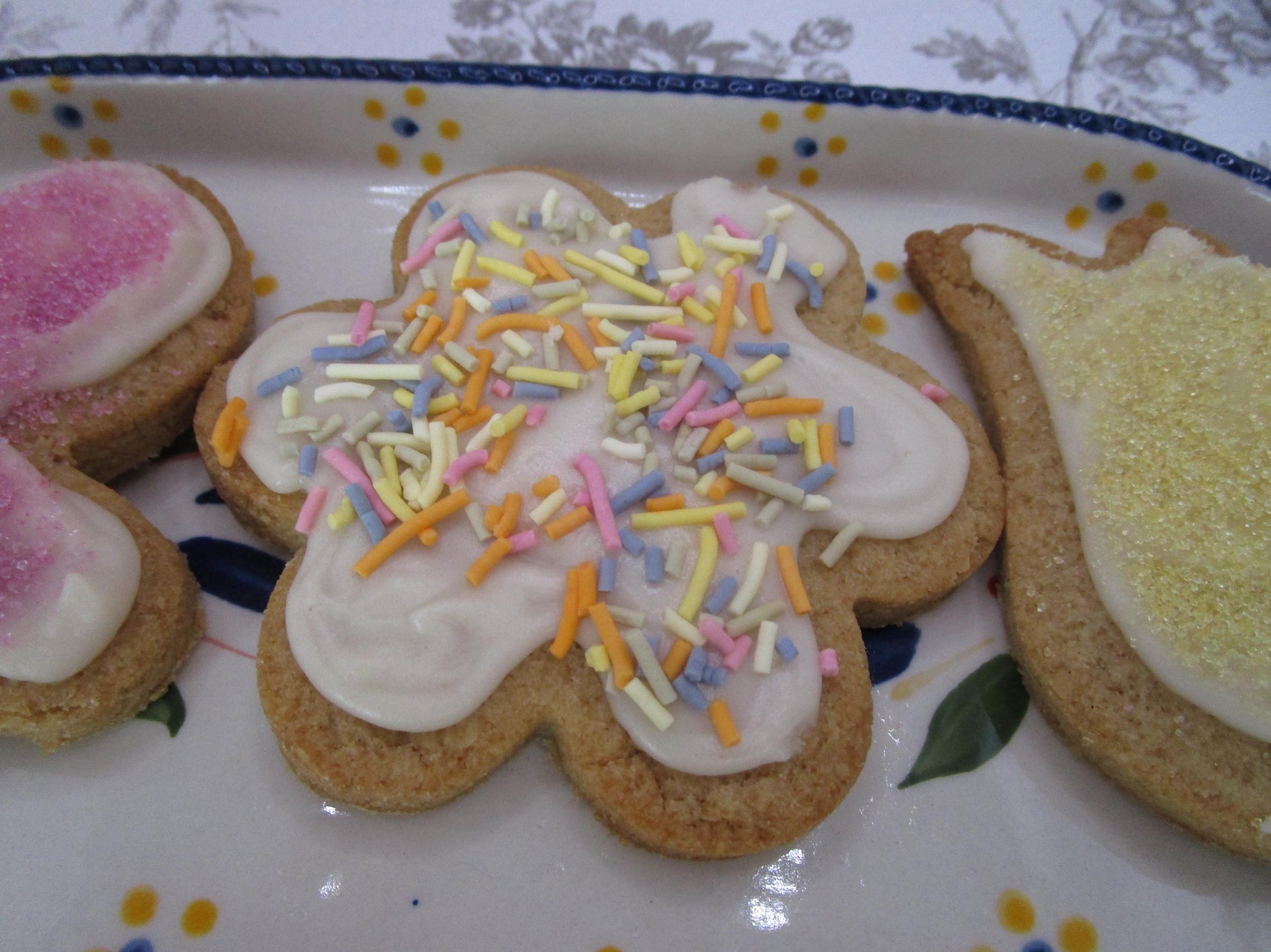 Sugar Free Cookies, Iced, Gluten Free, Egg Free, Dairy Free, Vegan, Peanut Free, Low Calorie, Butterflies, Flower Cookies, Birthday Gifts