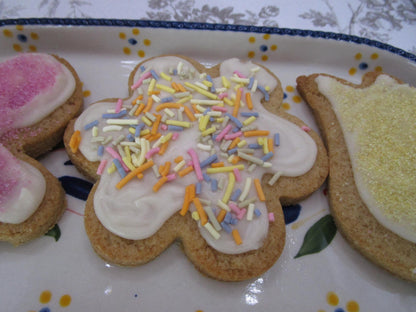 Sugar Free Cookies, Iced, Gluten Free, Egg Free, Dairy Free, Vegan, Peanut Free, Low Calorie, Butterflies, Flower Cookies, Birthday Gifts