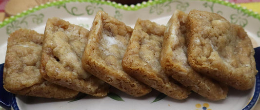 Gluten Free Blondie Bar, Dairy Free, Vegan, Peanut Free, Birthday Treats, Easter Dessert, Marshmallow snack, Graduation Party, Cinnamon Roll