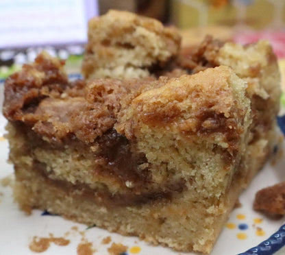 Gluten Free Cinnamon Swirl Sourdough Cake, Sugar Free, Vegan, Dairy Free, Nut Free, Yeast Free, Birthday Gift, Spring Party, Summer brunch