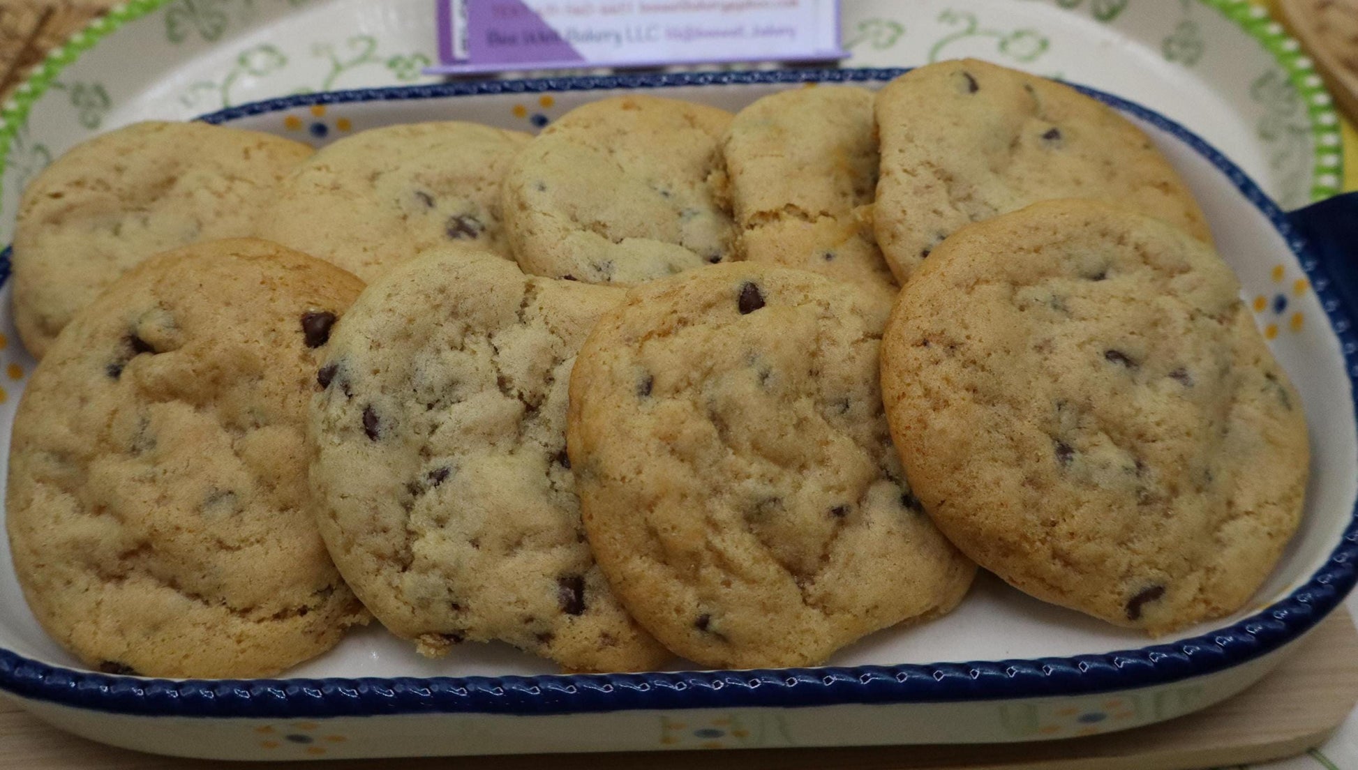 Chewy Chocolate Chip Cookies, Gluten Free, Dairy Free, Vegan, Nut & Peanut Free, Allergy Friendly snacks, Christmas in July, Birthday Gifts