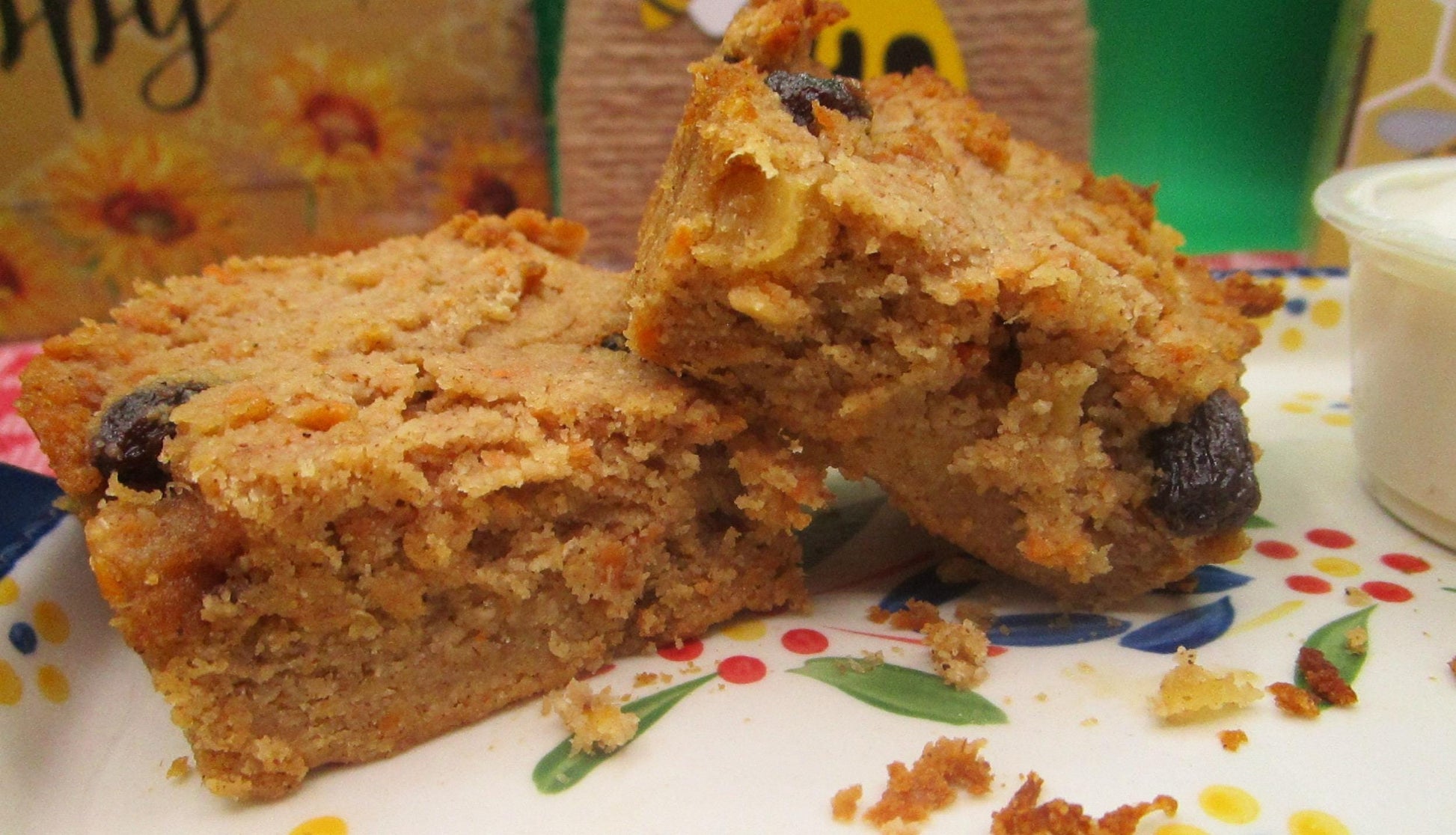 AIP Paleo Carrot Cake, Gluten Free, Grain Free, Egg Free, Dairy Free, Nut Free, Tiger Nut, Reduced Sugar snacks, Autoimmune Protocal Gifts