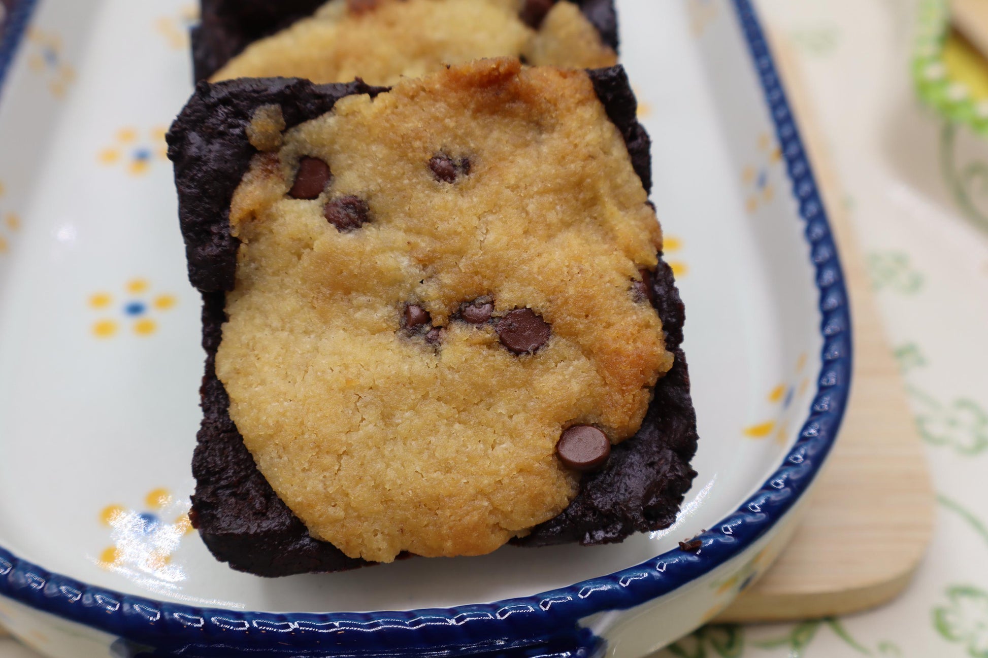 Sugar Free Brookie Brownies, Gluten Free, Dairy Free, Egg Free, Vegan, Nut Free, Organic Dessert Bar, School Safe, Birthday Gift, Low Fat