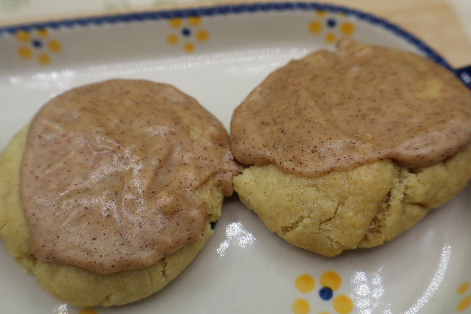 Gluten Free Pumpkin Spice Iced Butter Sugar Cookies, Dairy Free, Vegan, Peanut Free, Allergy friendly, Fall Snacks, Holiday Gift, Halloween