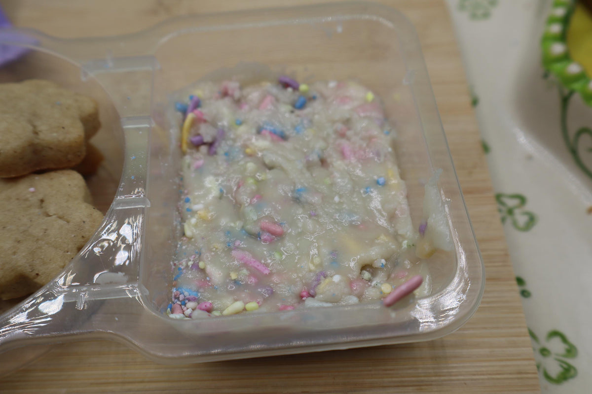 Gluten Free Dunk-able sugar cookies & Frosting, Dairy Free, Nut Free, Vegan, Natural Sprinkles, Birthday Cake, School Snacks, Kids Party