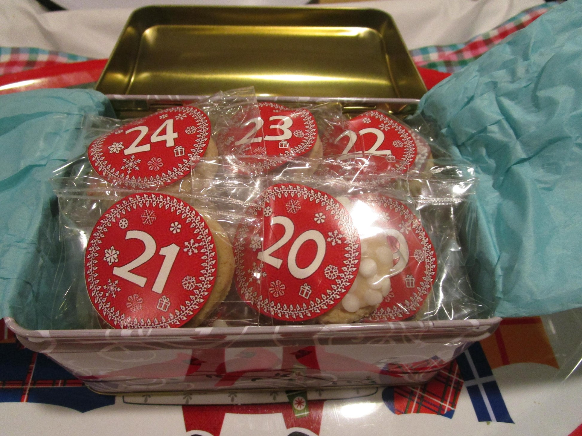 High Protein Cookie Advent Calendars, Gluten Free, Dairy Free, Nut Free, 24 Days to Christmas Countdown, Vegan Collagen, Fitness Gifts,