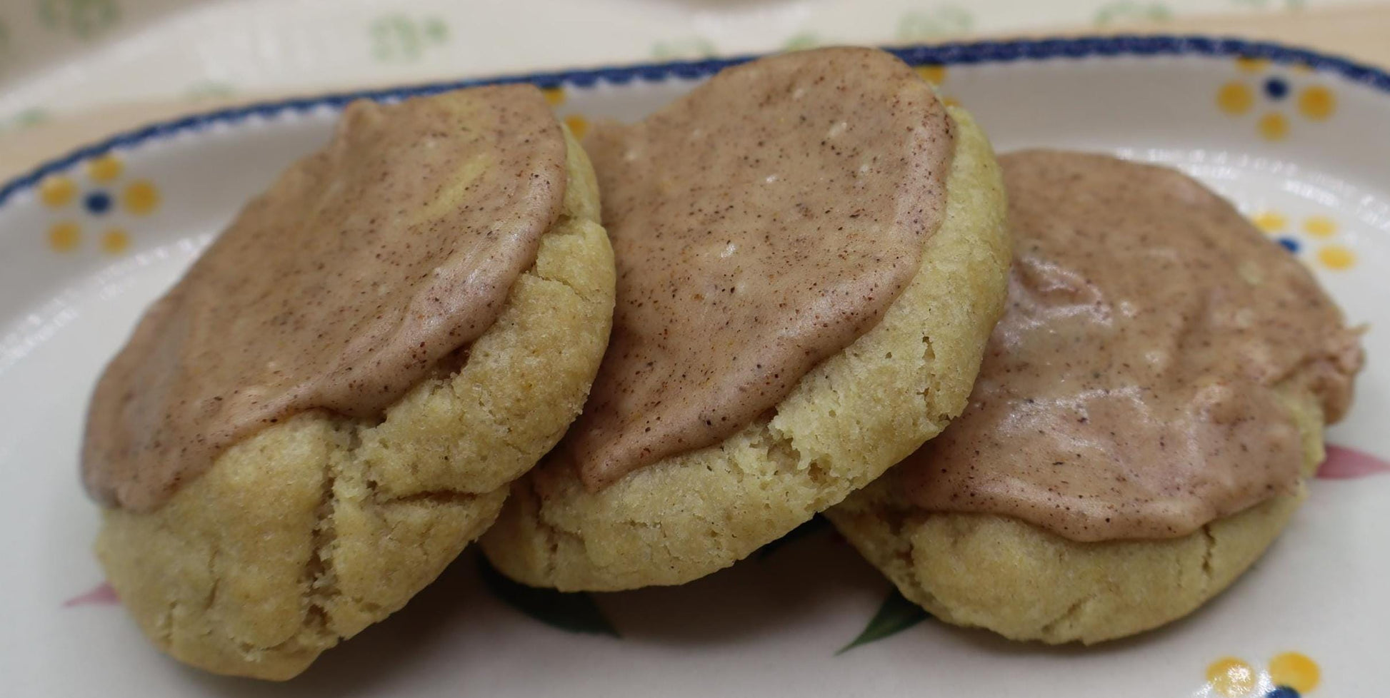Gluten Free Pumpkin Spice Iced Butter Sugar Cookies, Dairy Free, Vegan, Peanut Free, Allergy friendly, Fall Snacks, Holiday Gift, Halloween
