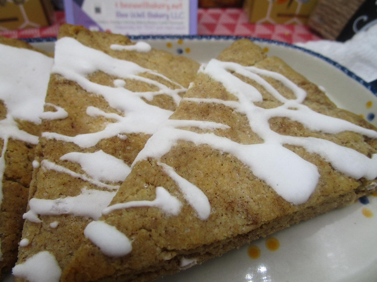 Gluten Free Almond Joy Keto Scone, Grain Free, Dairy Free, Vegan, Low Carb, Sugar free Clean Bakery Treat, Halloween Special, Many Flavors