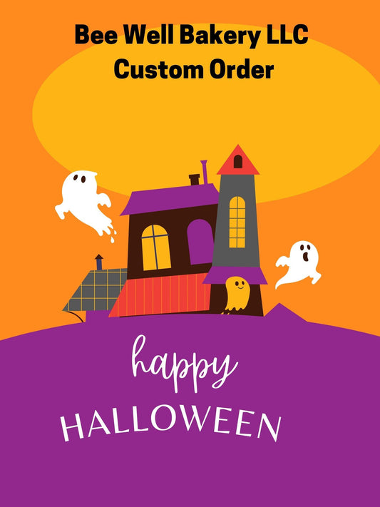 Custom Gluten Free Halloween Cookie Decorating Kit School Package– Individual packaged, Dairy-Free, Vegan, Allergy-Friendly