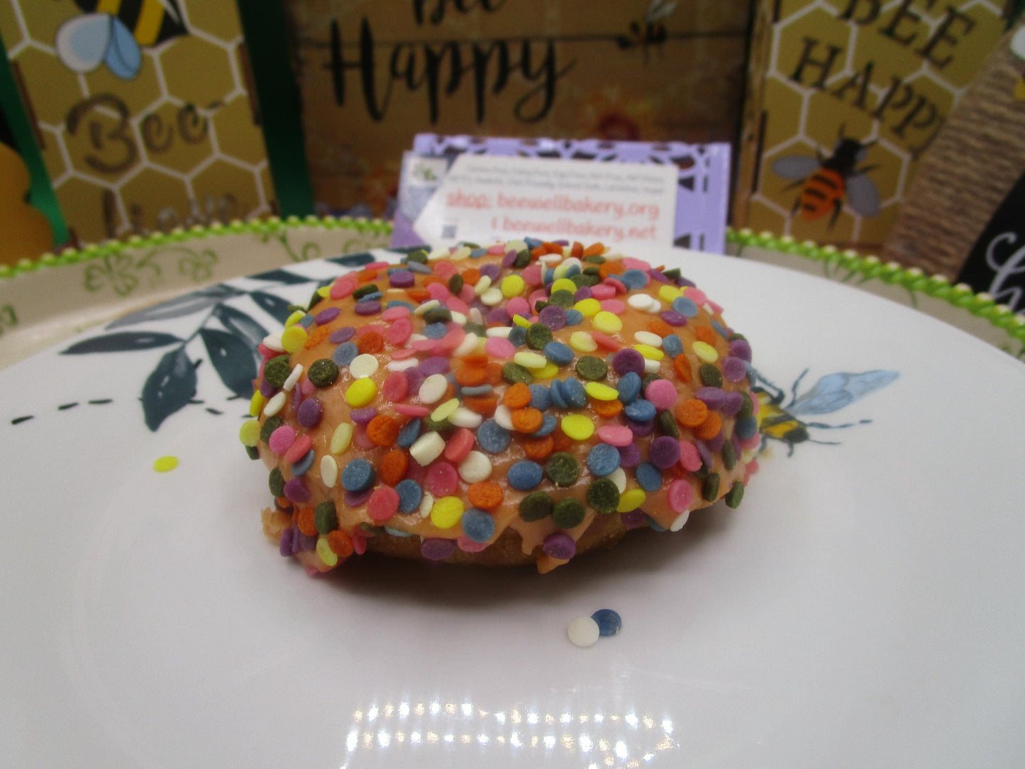Gluten Free Donuts: Dairy Free, Vegan, Egg Free, Nut Free, School safe Snacks, Natural Sprinkles, Birthday Party Treats, Allergy Friendly