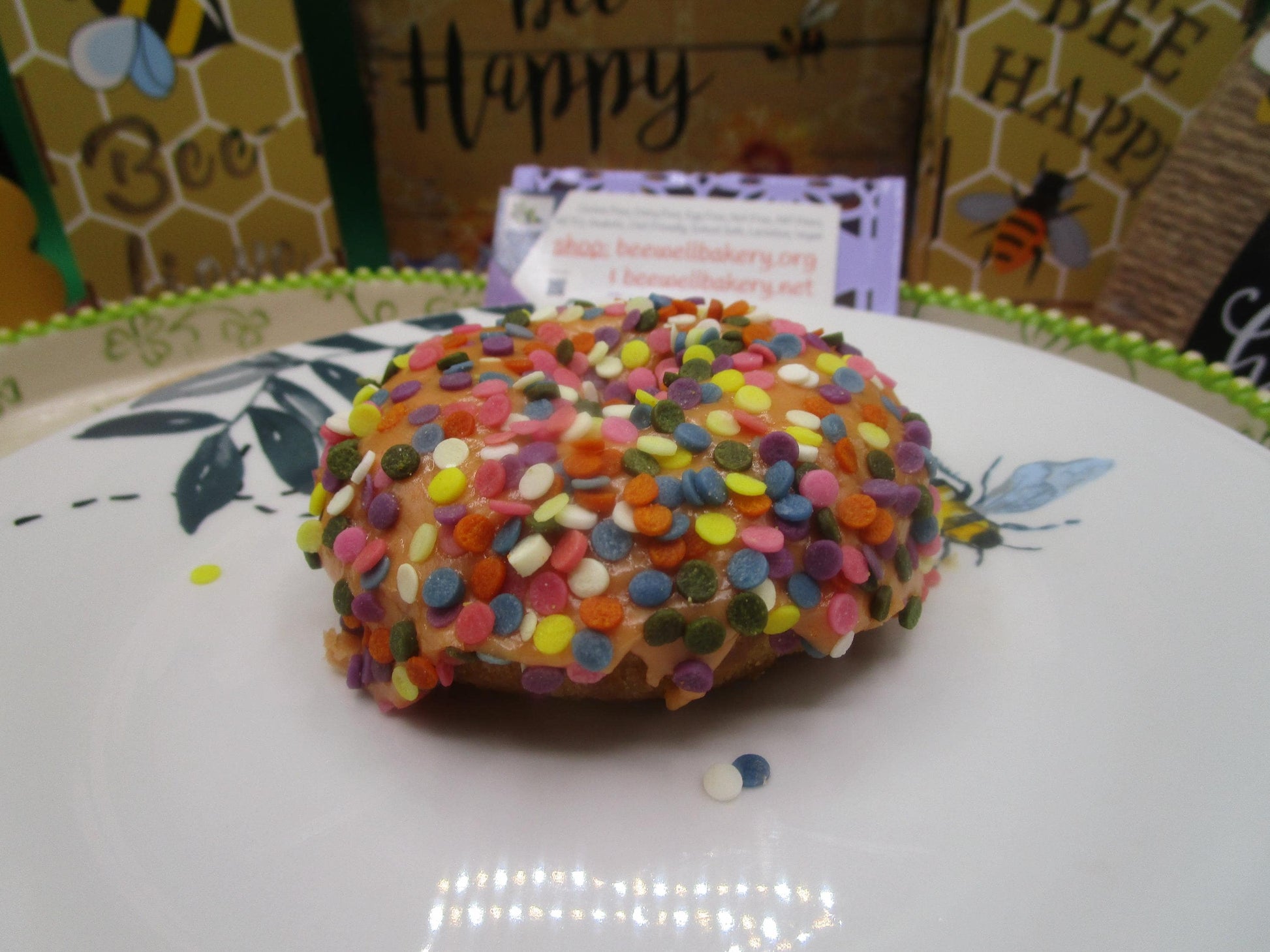 Gluten Free Donuts: Dairy Free, Vegan, Egg Free, Nut Free, School safe Snacks, Natural Sprinkles, Birthday Party Treats, Allergy Friendly