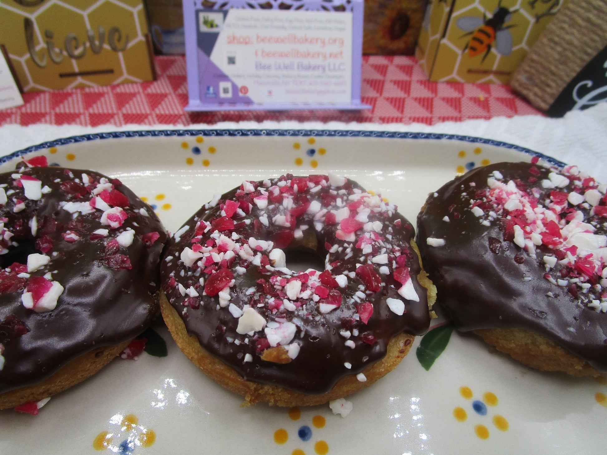 Gluten Free Donuts: Dairy Free, Vegan, Egg Free, Nut Free, School safe Snacks, Natural Sprinkles, Birthday Party Treats, Allergy Friendly