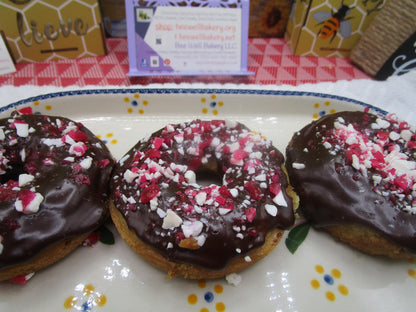 Gluten Free Donuts: Dairy Free, Vegan, Egg Free, Nut Free, School safe Snacks, Natural Sprinkles, Birthday Party Treats, Allergy Friendly