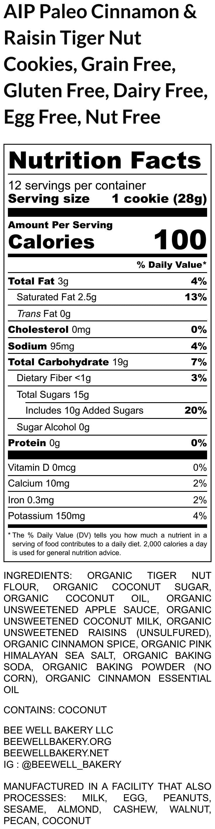 Holiday Cookie Advent Calendar - Gluten Free, Grain Free, Vegan, AIP, Low Carb, Allergy Friendly, Tiger Nut Cookies, Christmas Countdown