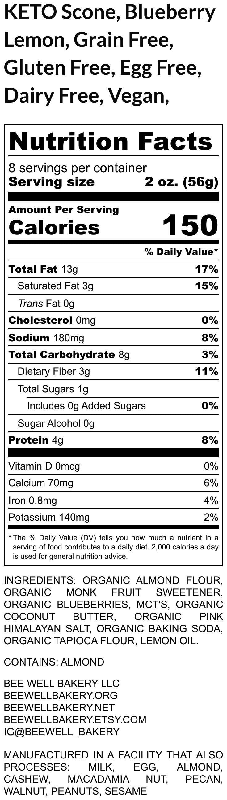 Keto, Vegan, 7 Layer Magic Bar Scones– Sugar Free, Dairy Free, Low Carb, Gluten Free, Grain Free,