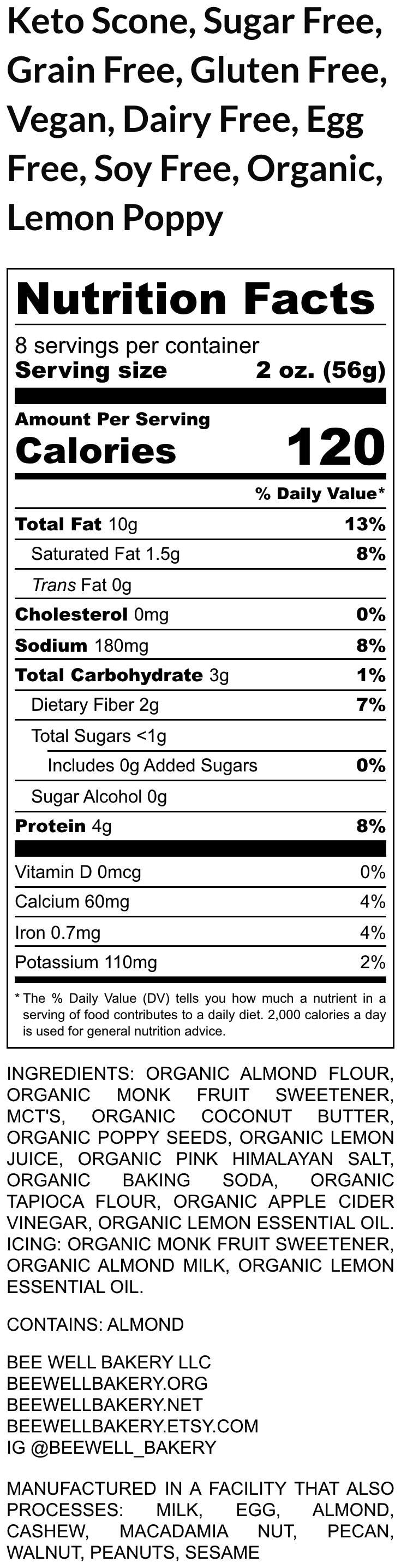 Keto, Vegan, 7 Layer Magic Bar Scones– Sugar Free, Dairy Free, Low Carb, Gluten Free, Grain Free,