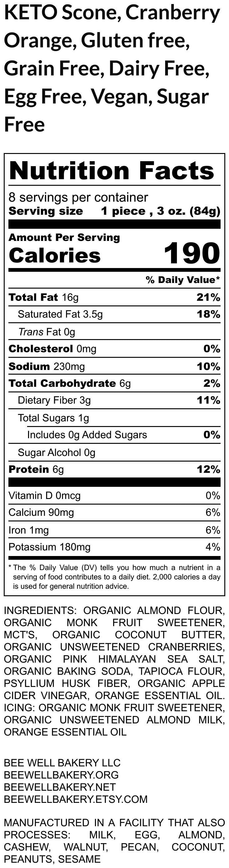 Keto, Vegan, 7 Layer Magic Bar Scones– Sugar Free, Dairy Free, Low Carb, Gluten Free, Grain Free,