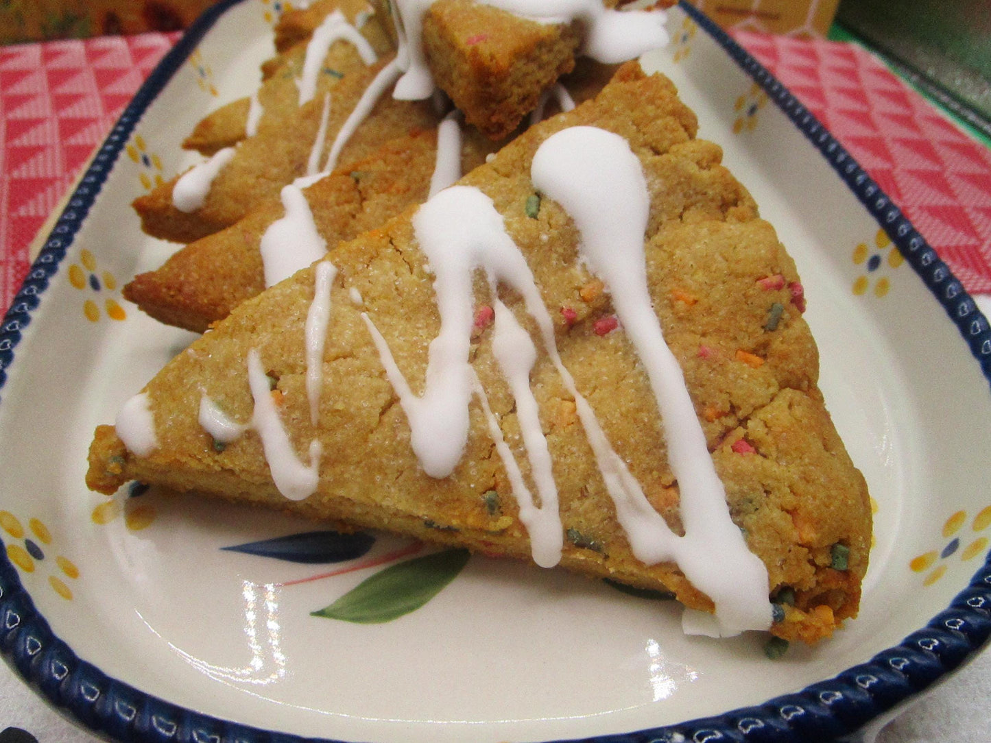 Keto, Vegan, 7 Layer Magic Bar Scones– Sugar Free, Dairy Free, Low Carb, Gluten Free, Grain Free,