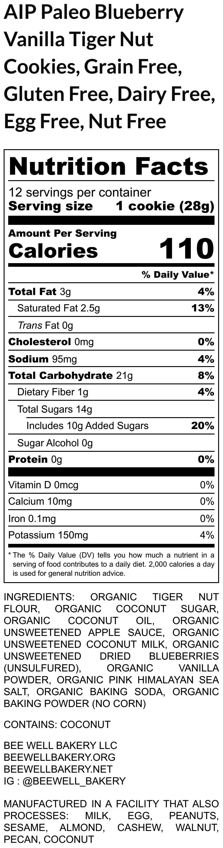 AIP Paleo Tiger Nut Cookie Calendars, Gluten Free, Grain Free, Dairy Free, Vegan, Christmas Tradition Countdown, Holiday Gift, AIP Protocol
