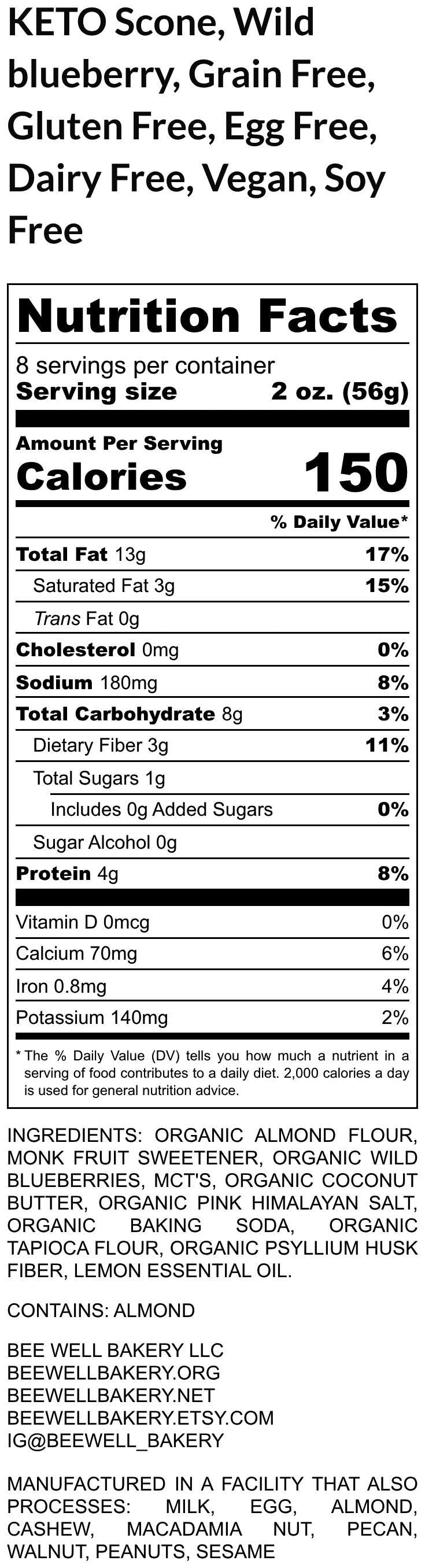 Keto, Vegan, 7 Layer Magic Bar Scones– Sugar Free, Dairy Free, Low Carb, Gluten Free, Grain Free,