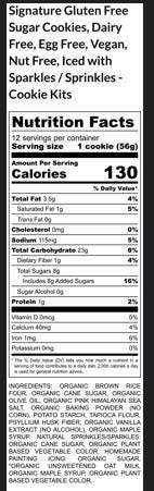 Thanksgiving Gluten-Free Cookie Decorating Kits, Allergy-Friendly, Dairy Free, Peanut Free, Natural Colors, Sugar Free, School Party Treats