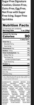 Thanksgiving Gluten-Free Cookie Decorating Kits, Allergy-Friendly, Dairy Free, Peanut Free, Natural Colors, Sugar Free, School Party Treats