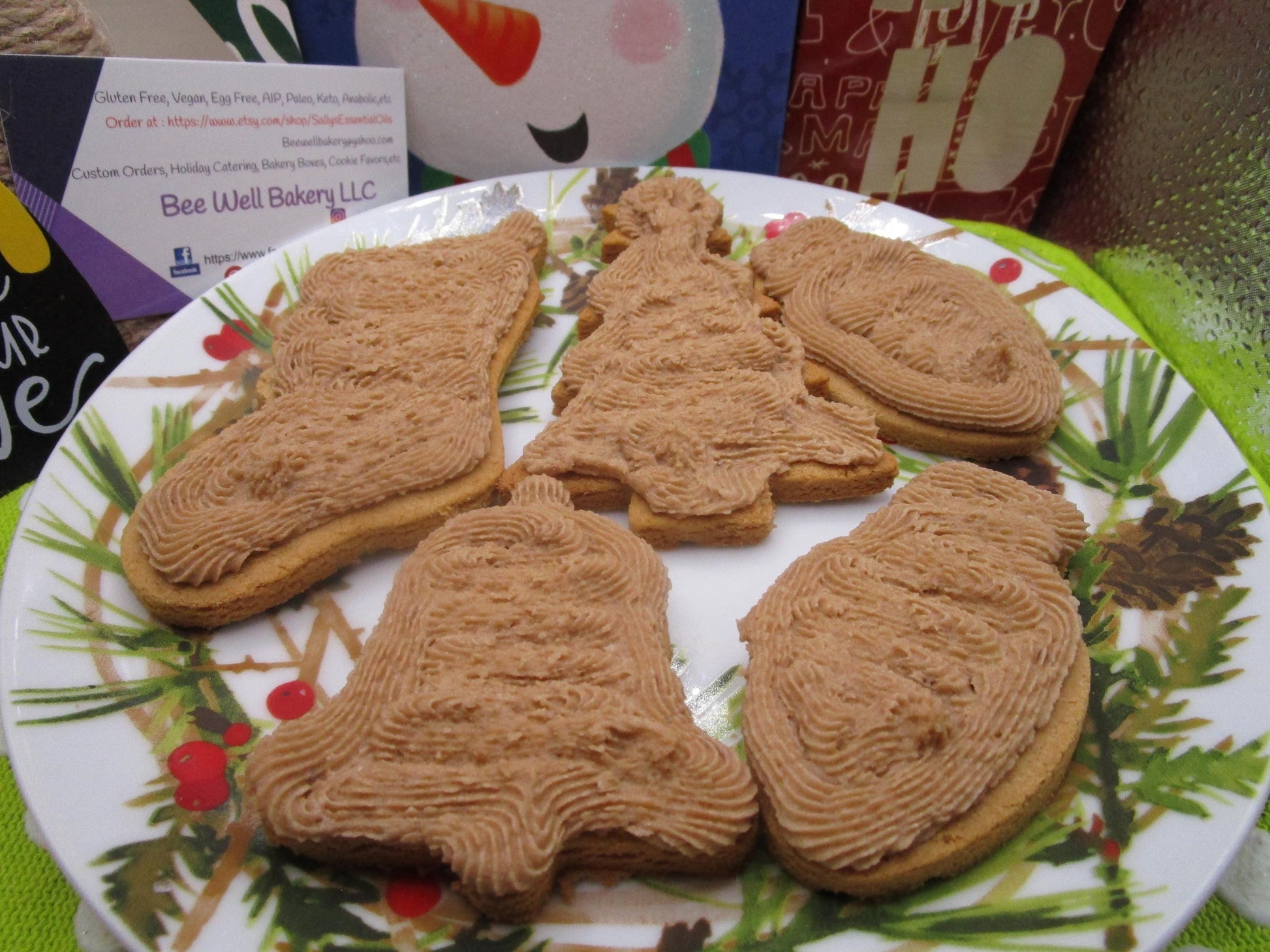 AIP Paleo Maple Iced Sugar Cookie, Christmas, Gluten Free, Grain Free, Dairy Free, Vegan, No Refined Sugar Sweets, AIP Protocol, Hannukah