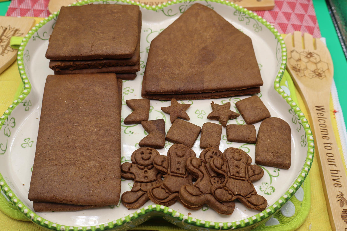 Gingerbread House Kit, Gluten Free, Dairy Free, Egg Free, Vegan, Soy Free, Nut Free, Decorating, Gift, Christmas, School Safe, Natural Color