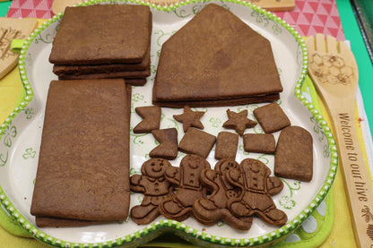 Gingerbread House Kit, Gluten Free, Dairy Free, Egg Free, Vegan, Soy Free, Nut Free, Decorating, Gift, Christmas, School Safe, Natural Color