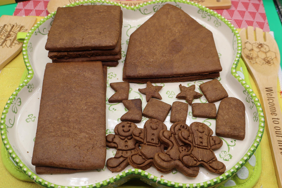 Gingerbread House Kit, Gluten Free, Dairy Free, Egg Free, Vegan, Soy Free, Nut Free, Decorating, Gift, Christmas, School Safe, Natural Color