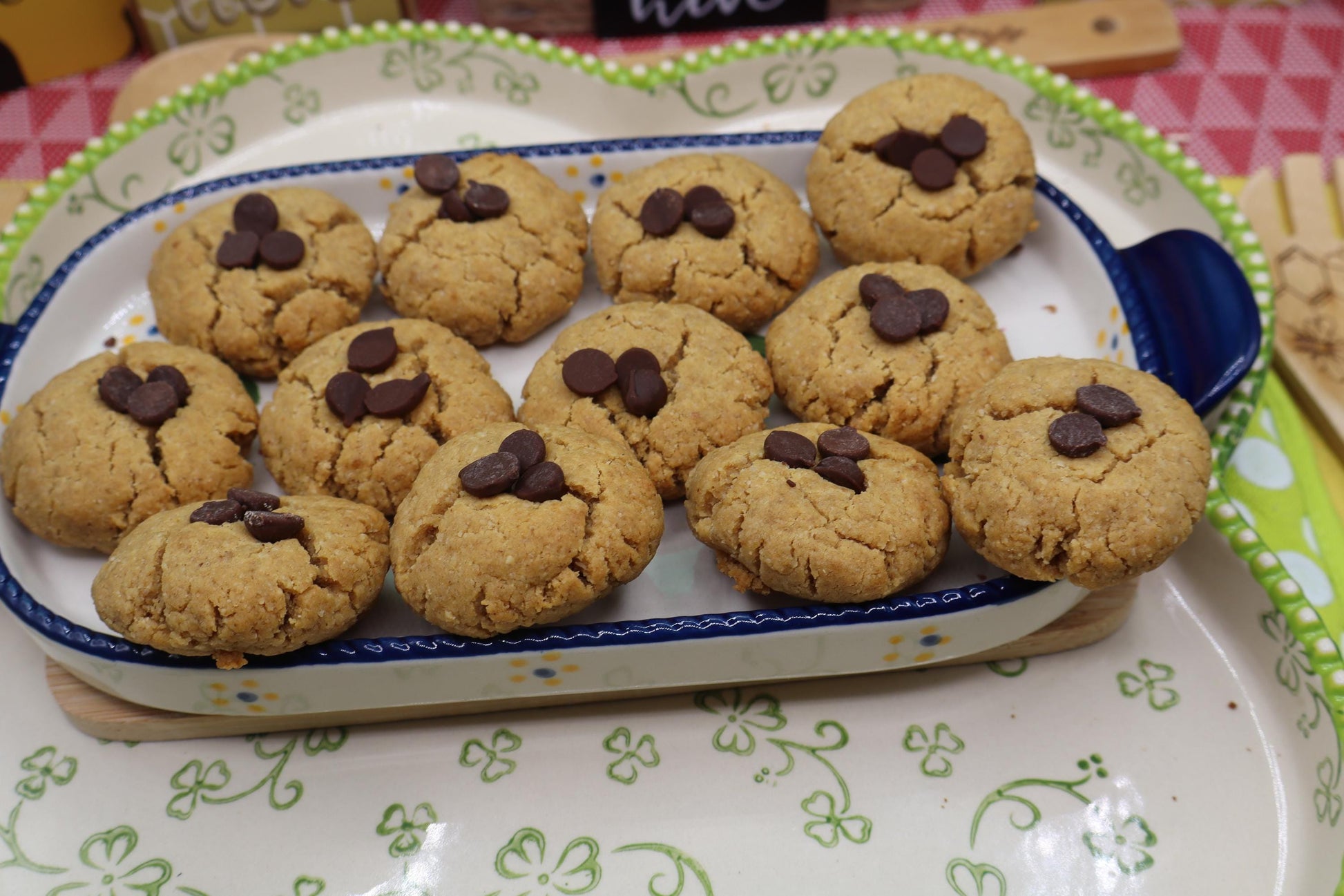 KETO Cookies, Peanut Butter Blossoms, Gluten Free, Egg Free, Dairy Free, Sugar Free, Vegan, Low Carb, Erythritol Free, dessert, graduation