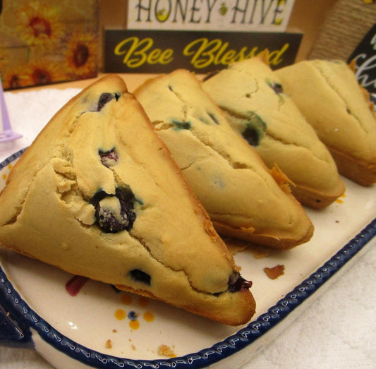 High Protein Scones, Gluten Free, Dairy Free, Sugar Free, Vegan, Nut Free, Blueberry, Anabolic Post Work Out treat, Fitness Snack, Easter