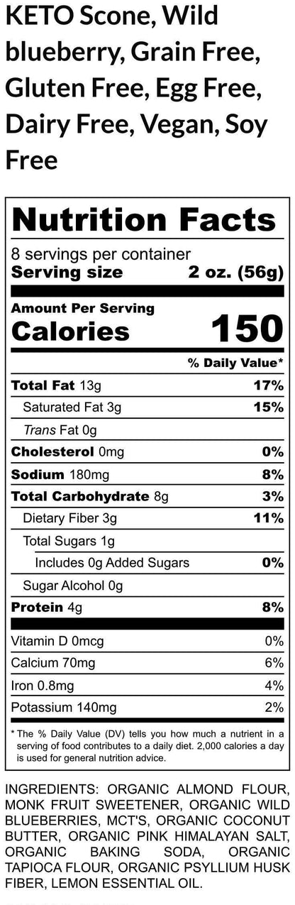 Keto, Blackberry Lime Scone, Grain Free, Gluten Free, Egg Free, Dairy Free, Sugar Free, Vegan, Low Carb, Memorial Day, Dessert, Birthday
