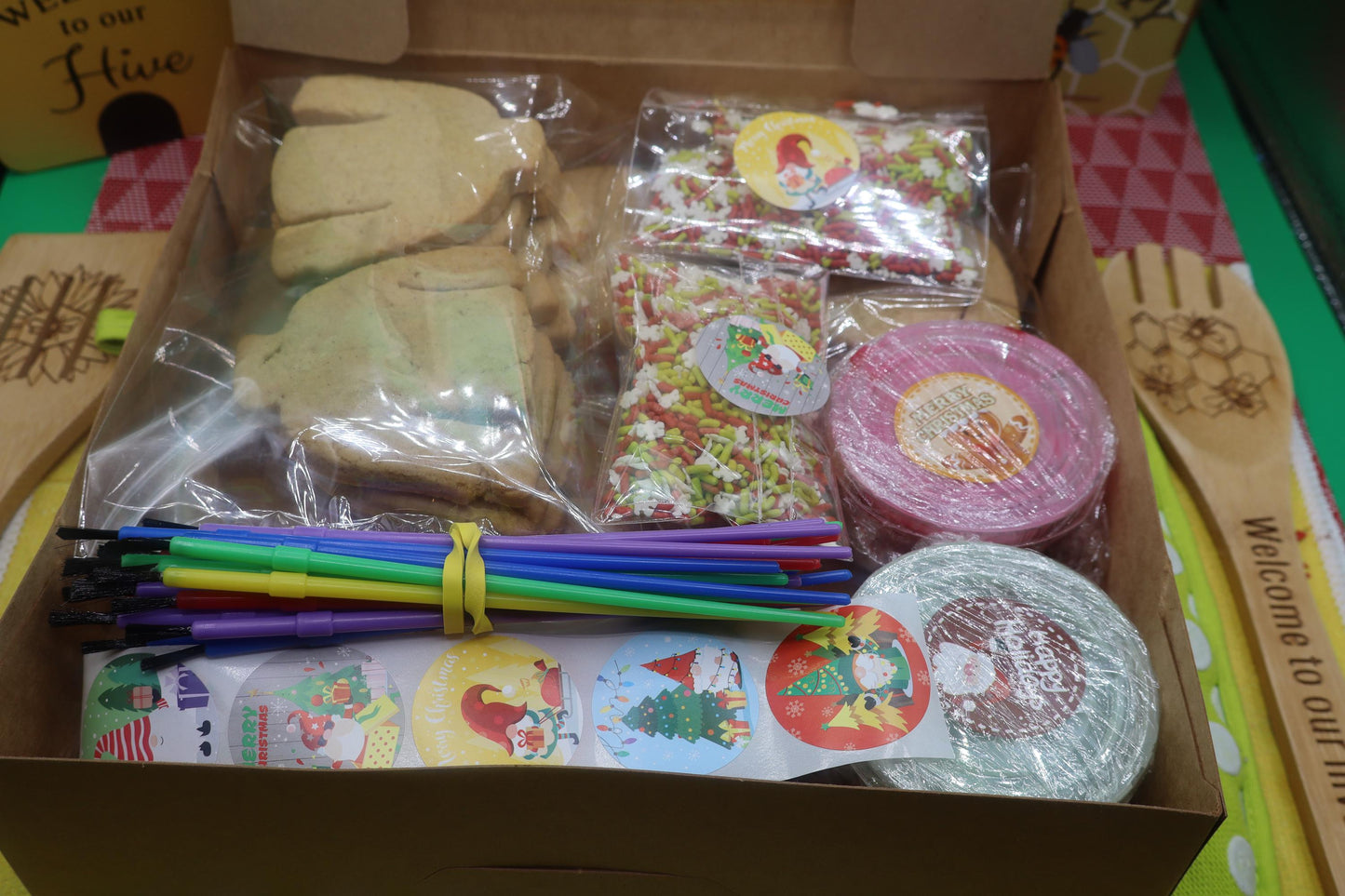 Gluten Free Cookie Decorating Kit, Ugly Sweater, Dairy Free, Sugar Cookie, Egg Free, Vegan, Nut Free, Office Party, Sugar Free, Party Craft