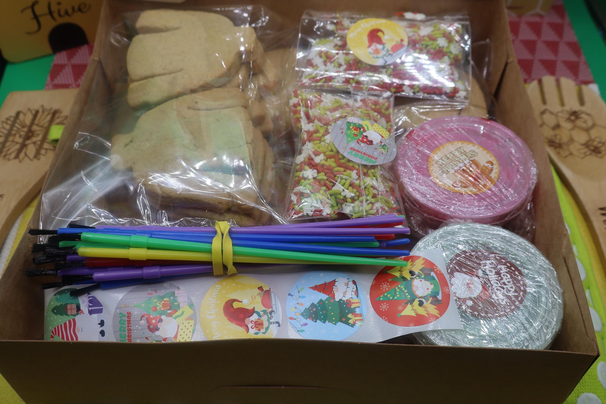 Gluten Free Cookie Decorating Kit, Ugly Sweater, Dairy Free, Sugar Cookie, Egg Free, Vegan, Nut Free, Office Party, Sugar Free, Party Craft