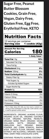 KETO Cookies, Peanut Butter Blossoms, Gluten Free, Egg Free, Dairy Free, Sugar Free, Vegan, Low Carb, Erythritol Free, dessert, graduation