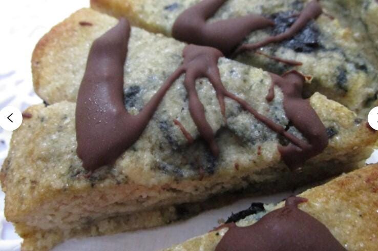 Keto, Blackberry Lime Scone, Grain Free, Gluten Free, Egg Free, Dairy Free, Sugar Free, Vegan, Low Carb, Memorial Day, Dessert, Birthday