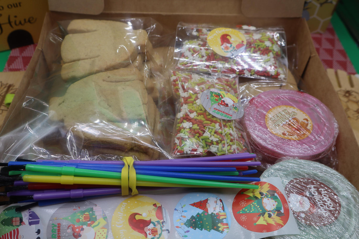 Gluten Free Cookie Decorating Kit, Ugly Sweater, Dairy Free, Sugar Cookie, Egg Free, Vegan, Nut Free, Office Party, Sugar Free, Party Craft