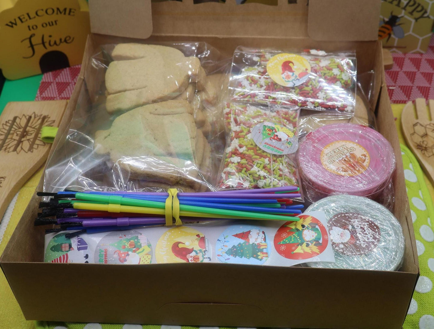 Gluten Free Cookie Decorating Kit, Ugly Sweater, Dairy Free, Sugar Cookie, Egg Free, Vegan, Nut Free, Office Party, Sugar Free, Party Craft