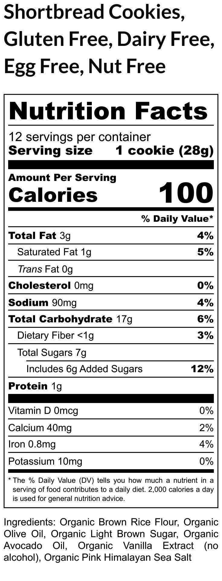 Shortbread Cookies, Gluten Free, Dairy Free, Egg Free, Vegan, Nut Free, Scottish Biscuit, Dessert, Birthday, Cookie Exchange, Christmas Gift