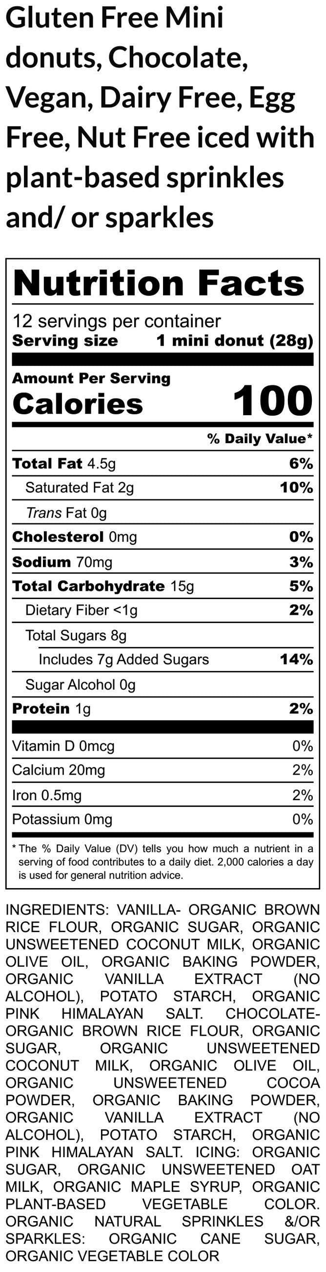 Donut Kits, Gluten Free, Dairy Free, Egg Free, Vegan, Nut Free, School Safe, Birthday, No refined Sugar, Summer Party, BBQ, Kid's Crafts
