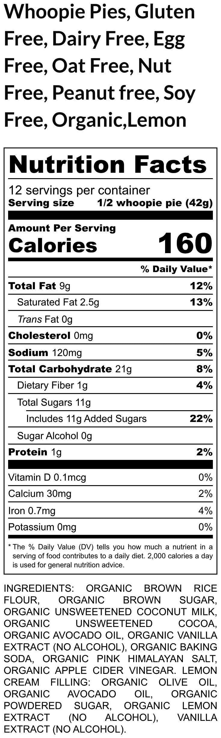 Gluten Free Whoopie Pie Kit, Dairy Free, Egg Free, Nut Free, Birthday Party Crafts, Sugar Free, School Safe, Baking Gift, Halloween treats