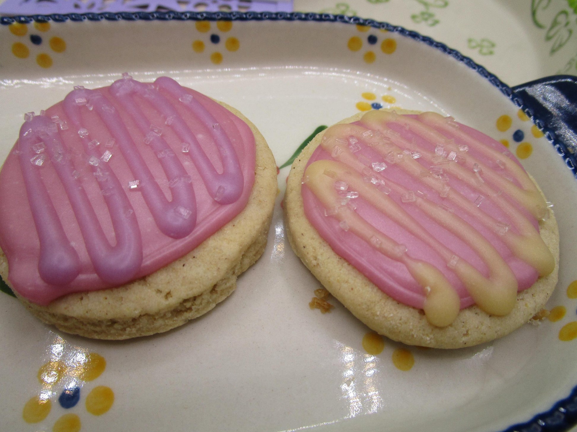 Gluten Free Sugar Cookies, Dairy Free, Vegan, Nut Free, Button size, Lemon Iced, Smores, Birthday cake, School party, Teacher Gift, July 4th