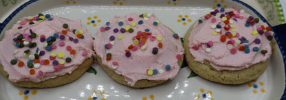 Gluten Free Butter Cookies, Dairy Free, Peanut & Nut Free, Raspberry, Red Velvet, Birthday party sweets, Valentine's Day Gift, Natural Color