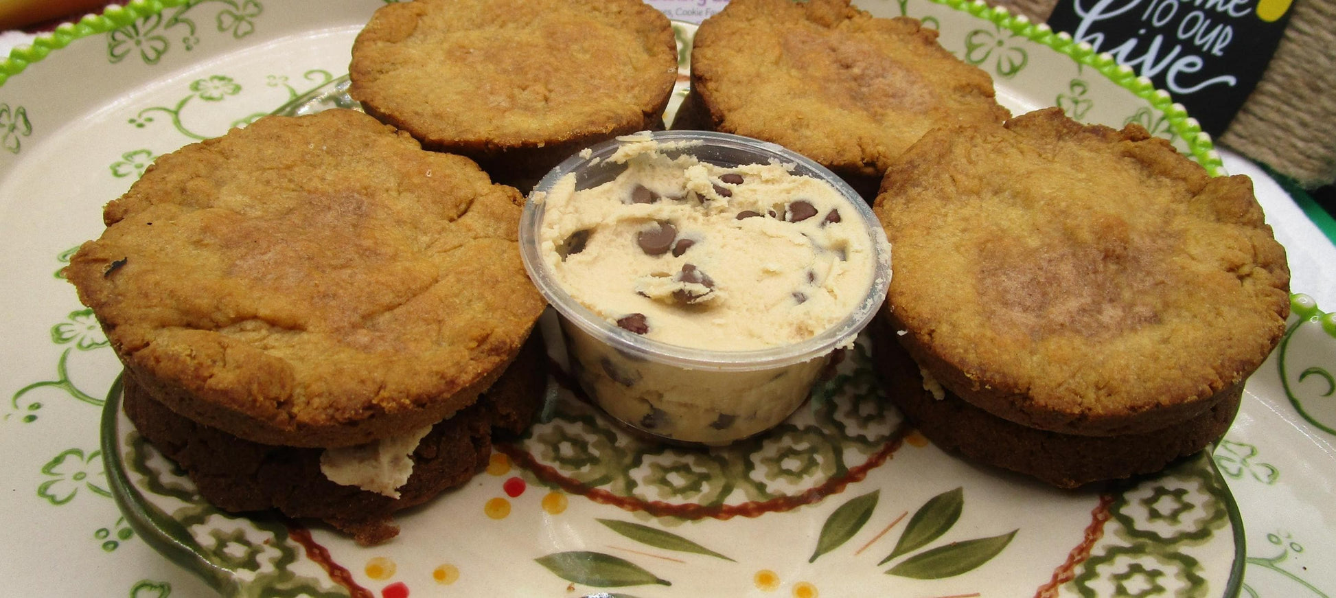 High Protein Cookie Sandwich, Cannoli, Gluten Free, Sugar Free, Dairy Free, Egg Free, Coconut Free, Vegan Collagen, Fitness Snack, Anabolic