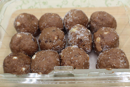 Gluten Free High Protein Power Dough Balls, Dairy Free, Vegan, Pea Protein, Nut Free, Low Carb snacks, Low Calorie, Sugar Free, Clean Eating