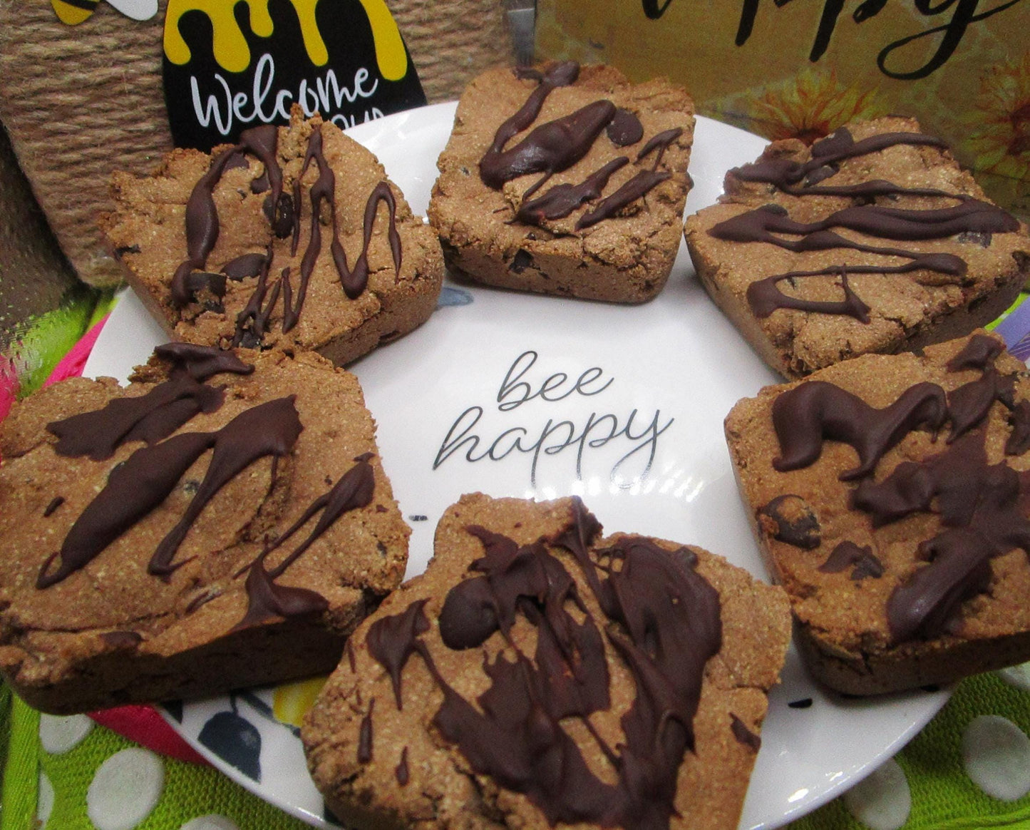 Keto Brownie, Banana Chocolate Chip, Gluten Free, Dairy Free, Grain Free, Egg Free, Nut Free, Vegan, Sugar Free, Low Carb, Holiday Gifts